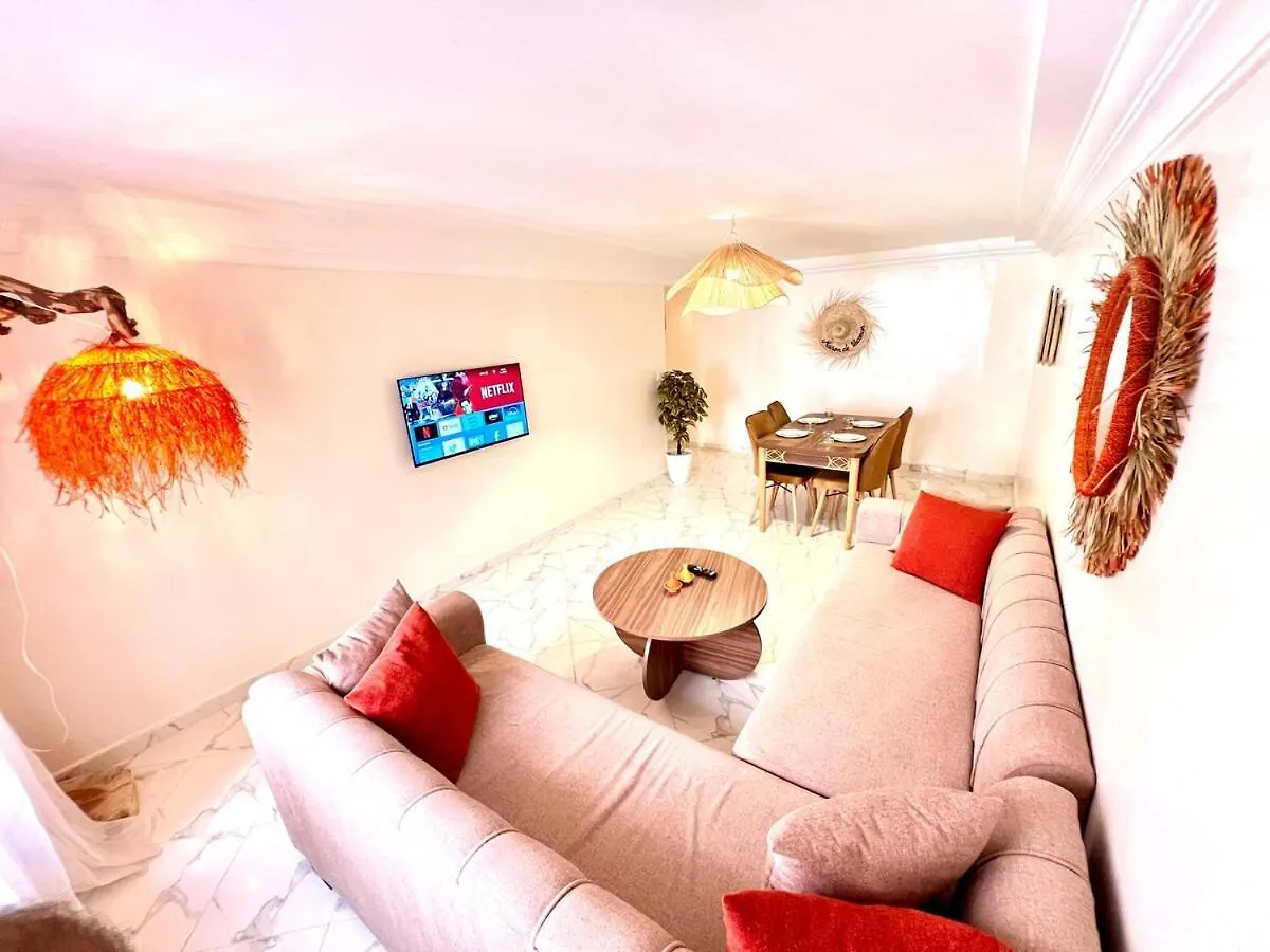 Apartament Cosy Downtown Chill Calm Charm Fast Wifi Marrakesz Maroko