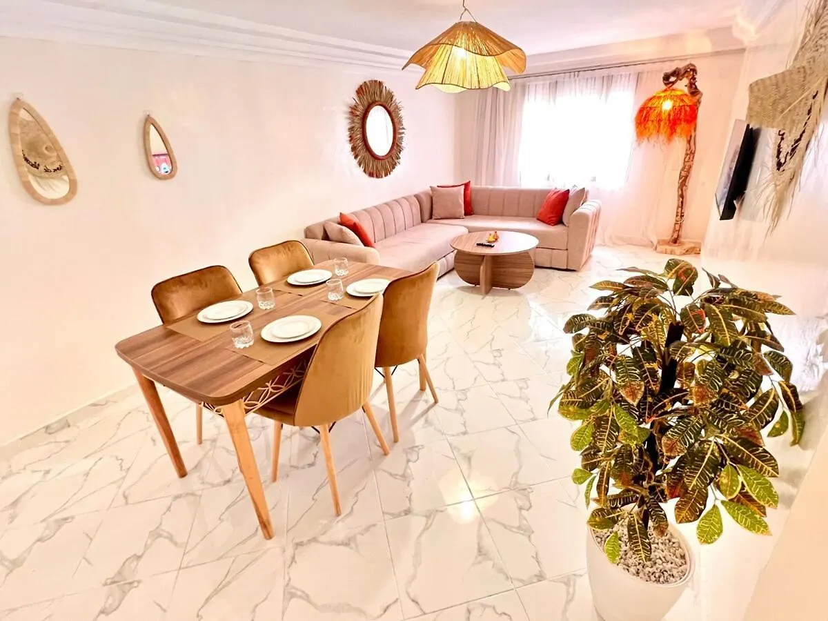Apartament Cosy Downtown Chill Calm Charm Fast Wifi Marrakesz